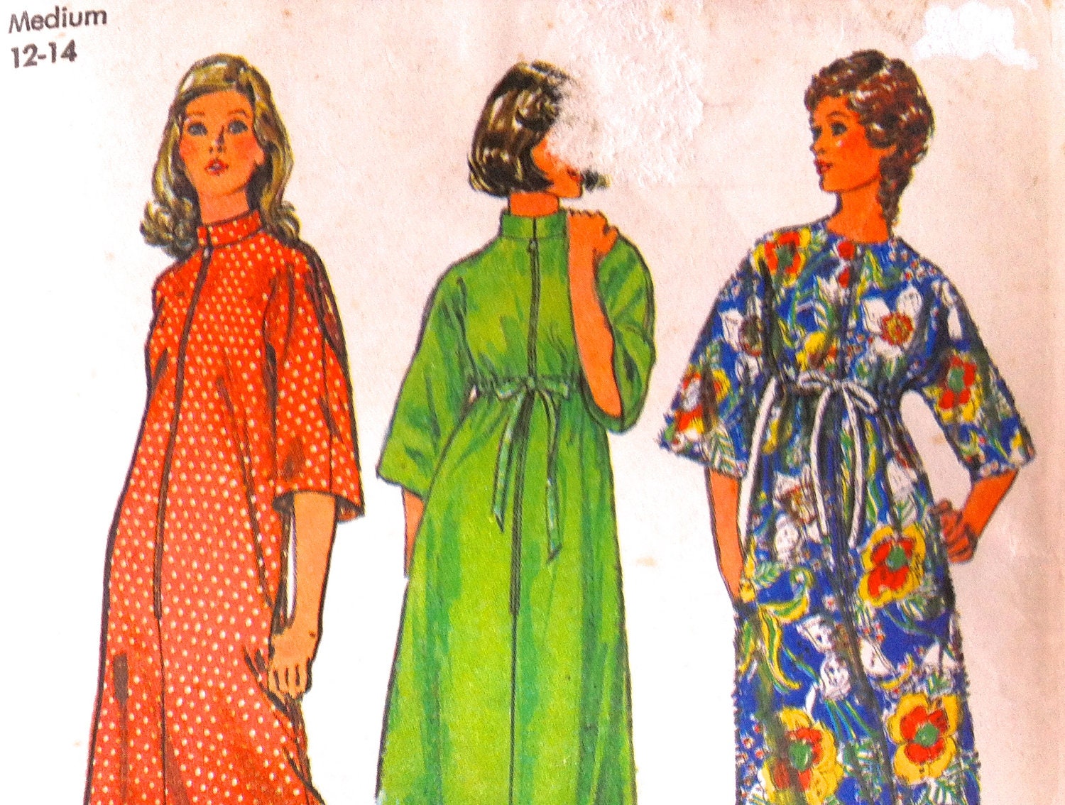 70s Kaftan and Bathrobe. Size Womens Medium