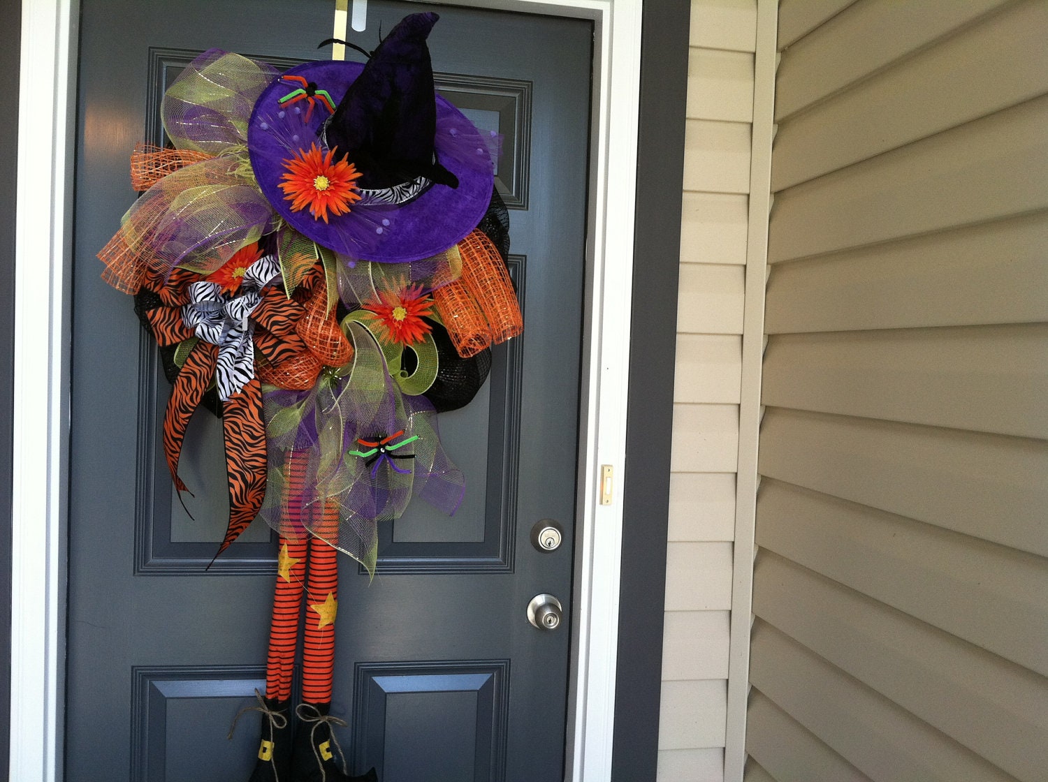 Halloween Witch door wreath