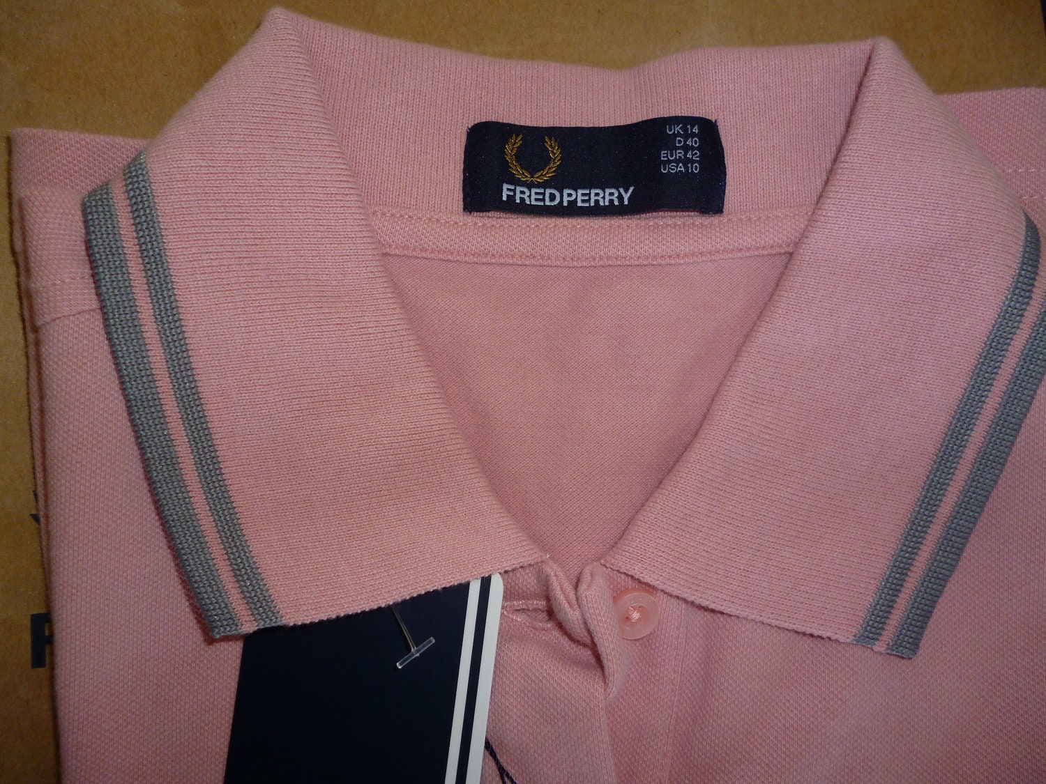 Pink Fred Perry