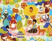 Minky TODDLER Blanket Kawaii Anime Pop Art Asian Inspired Storybook Fairytale For Girl