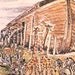 Noah's Ark - Vintage Children's Print - Francis Hook Illustration (Wall Hanging Art Decor to Frame)