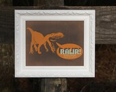 Rawr Dinosaur Love - 8x10 Print