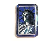 Statue of Liberty 3D New York City Glass Paperweight - Dimensional Photo Sculpture - Fourth of July 4th