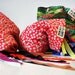 UTHA Shaman original hat - festival headdress -festival hat - crochet hat - festival headdress