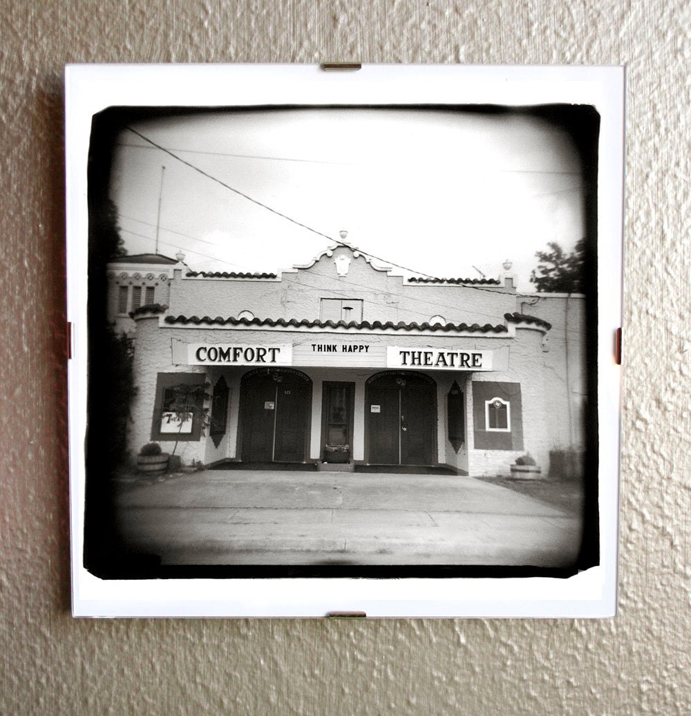 framed 8x8 Holga photo