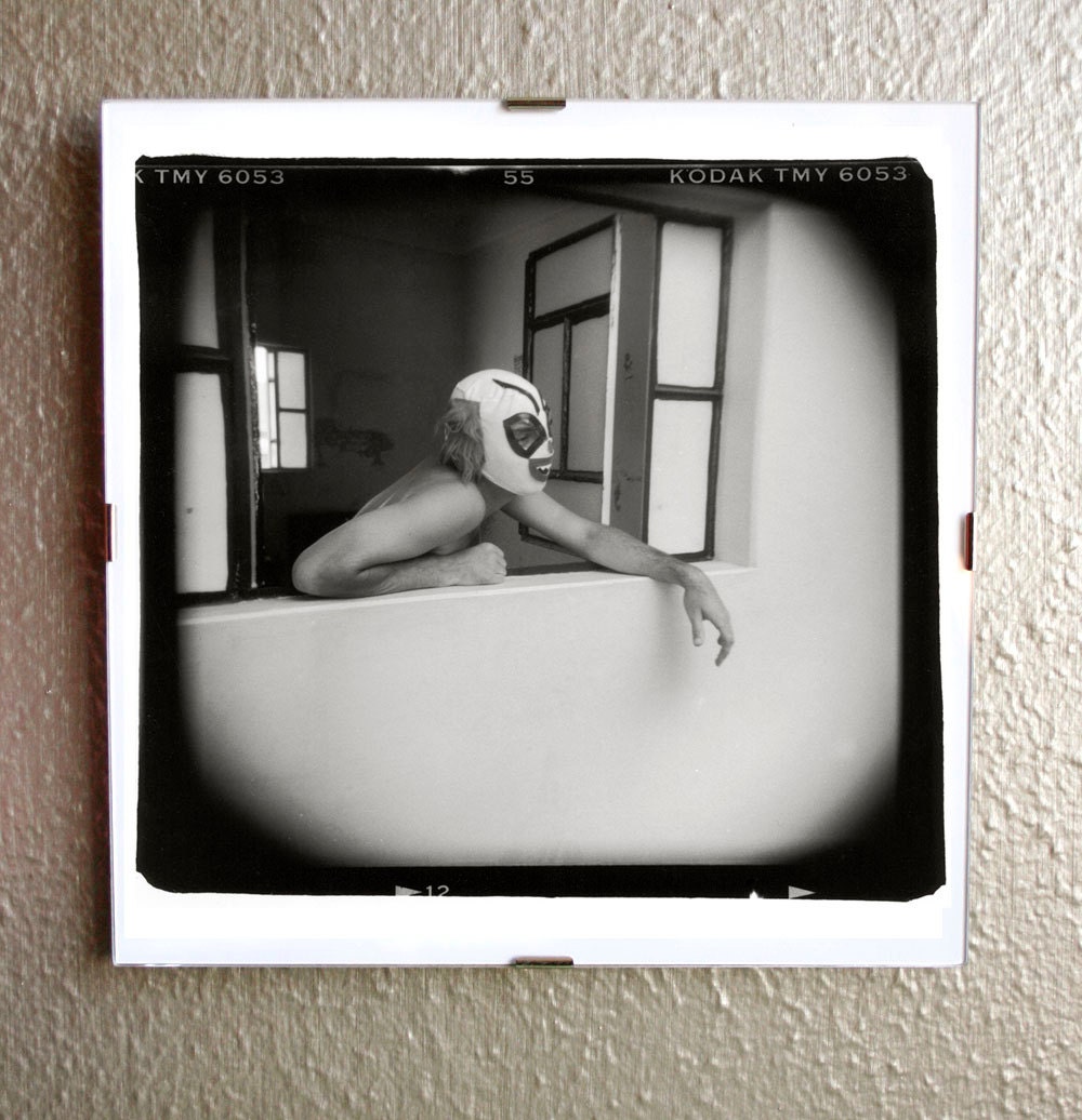 framed 8x8 Holga photo