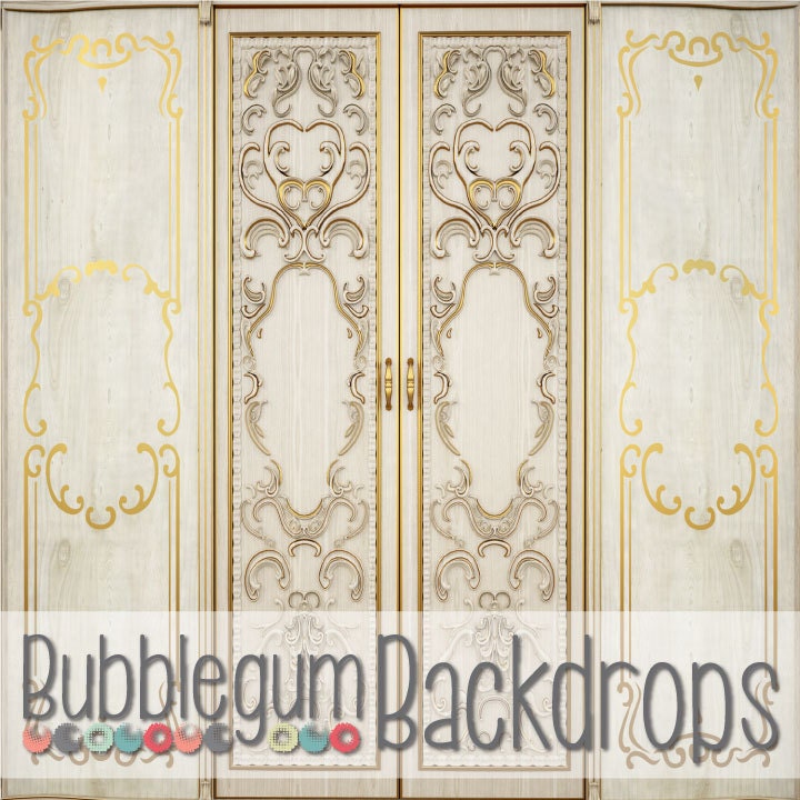 Wardrobe Doors - 42" x 42"  - Vinyl Photography  Backdrop Photo Prop