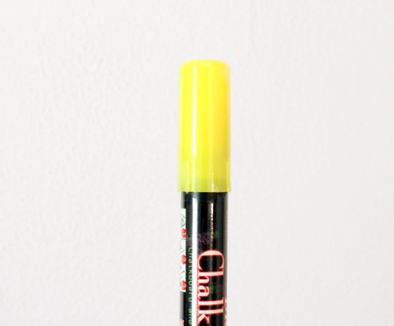 Bright Yellow Chalk Marker for Chalkboards Blackboards and Lightboards , Chalk Board Pen Ink, Window Marker