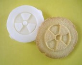 RADIOACTIVE symbol COOKIE STAMP recipe and instructions - make your own geeky cookies