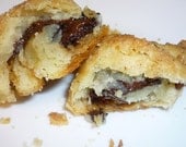 All Natural Buttery Flaky Chocolate Hazelnut Filled Rugelach Pastry Cookies