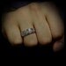 14k Men's Wedding Band Custom Bridal Jewelry White Gold Yellow Gold Platinum Two Tone Available Hand Carved Celtic Knot