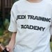 Jedi Training Academy T-Shirt. Star Wars Inspired. Add Your Child's Name.