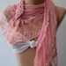Georgeus Scarf Elegance Scarf Feminine Scarf /Shawl...Pink scarf