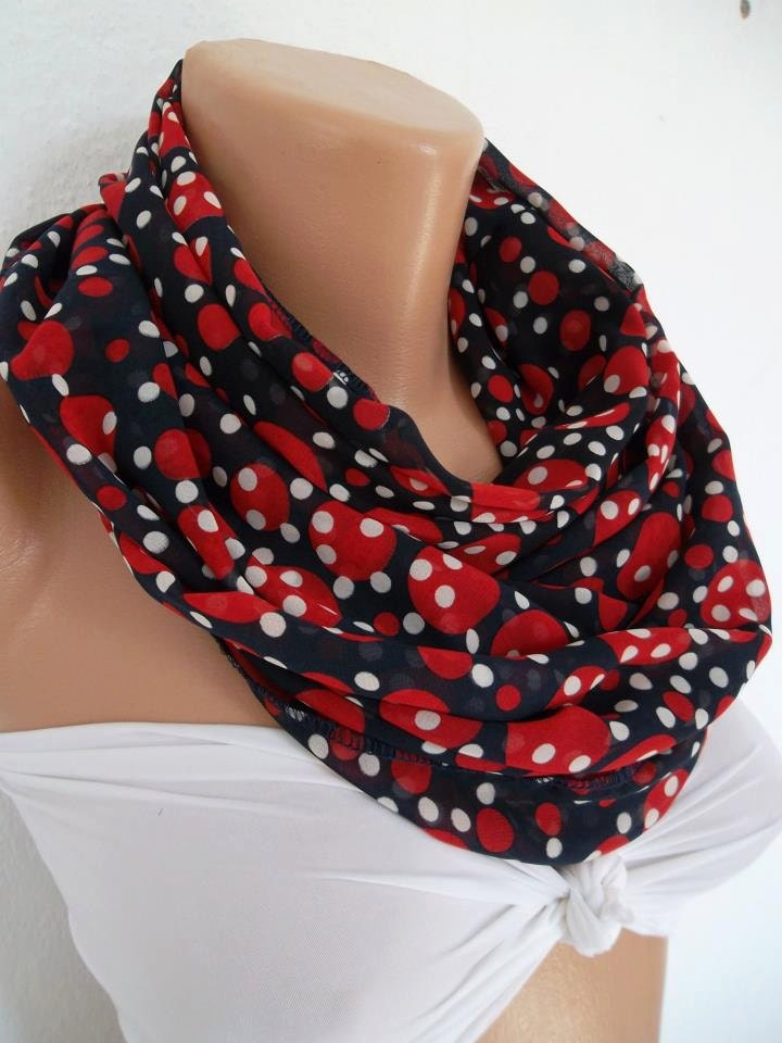 Infinity Scarf, Loop Scarf -Circle Scarf - Elegant - It made with good quality chiffon fabric....Super Loop