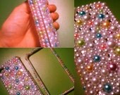 Iphone 4 SALE 2 piece Bling crystal pearl case