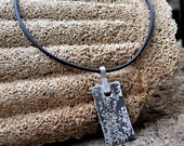GIANO - Collar Aluminum Metalwork Unisex Handmade Black Silver