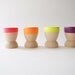 Mini Planters set of 4, Neon Pink, Orange, Purple and Yellow, wedding favors, Spring Decor, As seen in Country Living