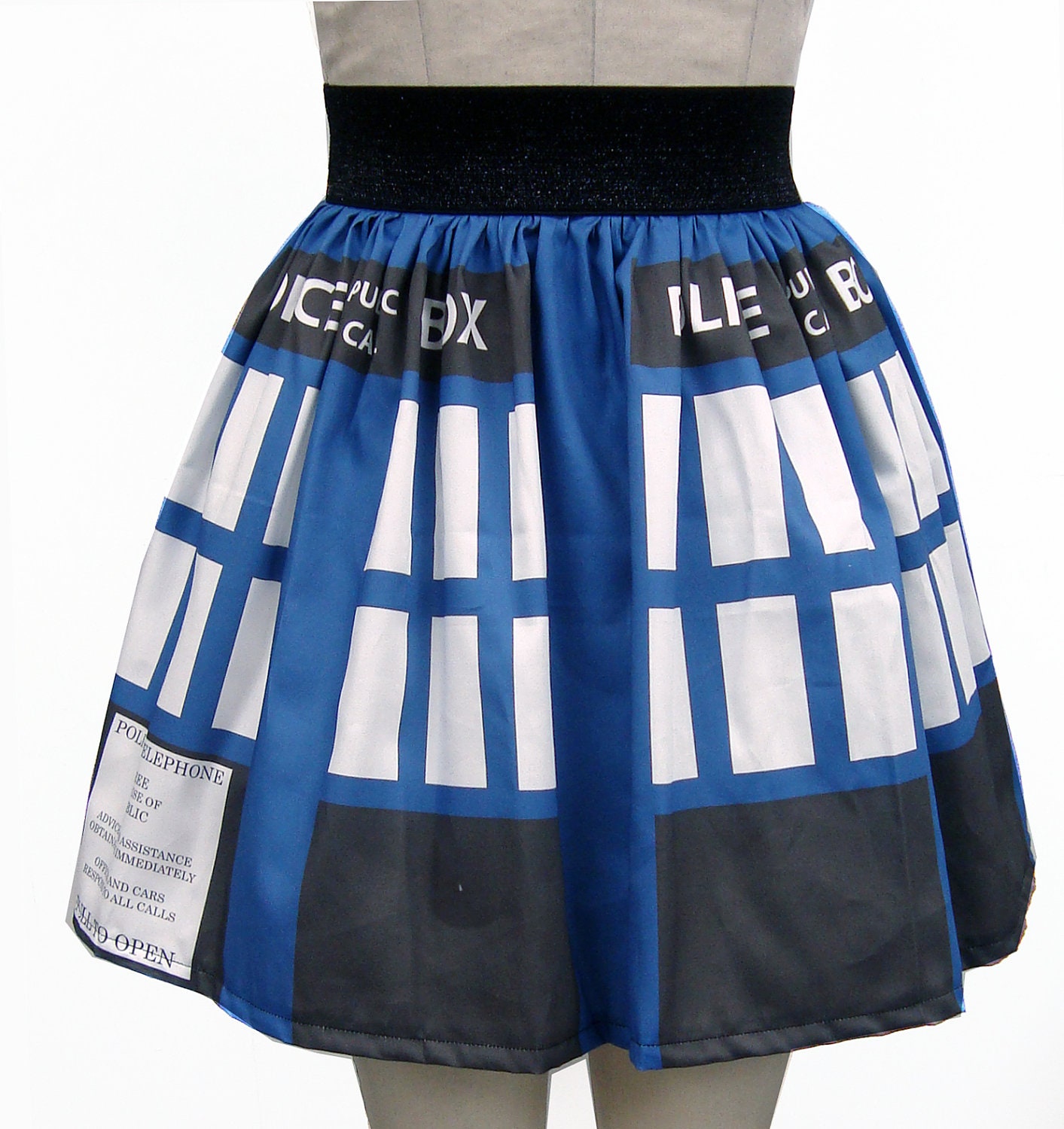 Time Machine Inspired Full Skirt
