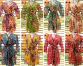 Bridesmaid Set of 7 Robes. Many Prints.
