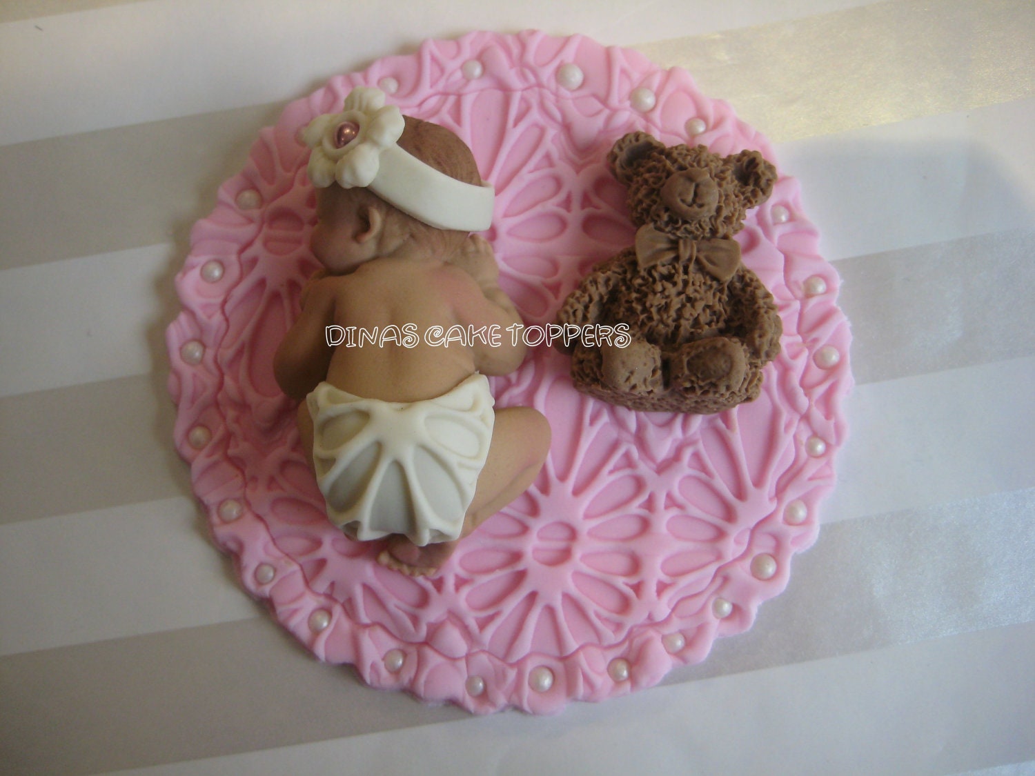 christening teddy bear