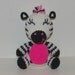 Plush Zebra - Crochet Stuffed Animal