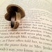 Elizabeth Bennet and Mr Darcy Pride and Prejudice Heart Shaped Adjustable Book Page Ring