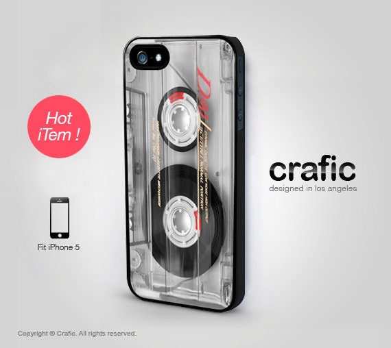 Clear Vintage Cassette Tape iPhone 5 Case