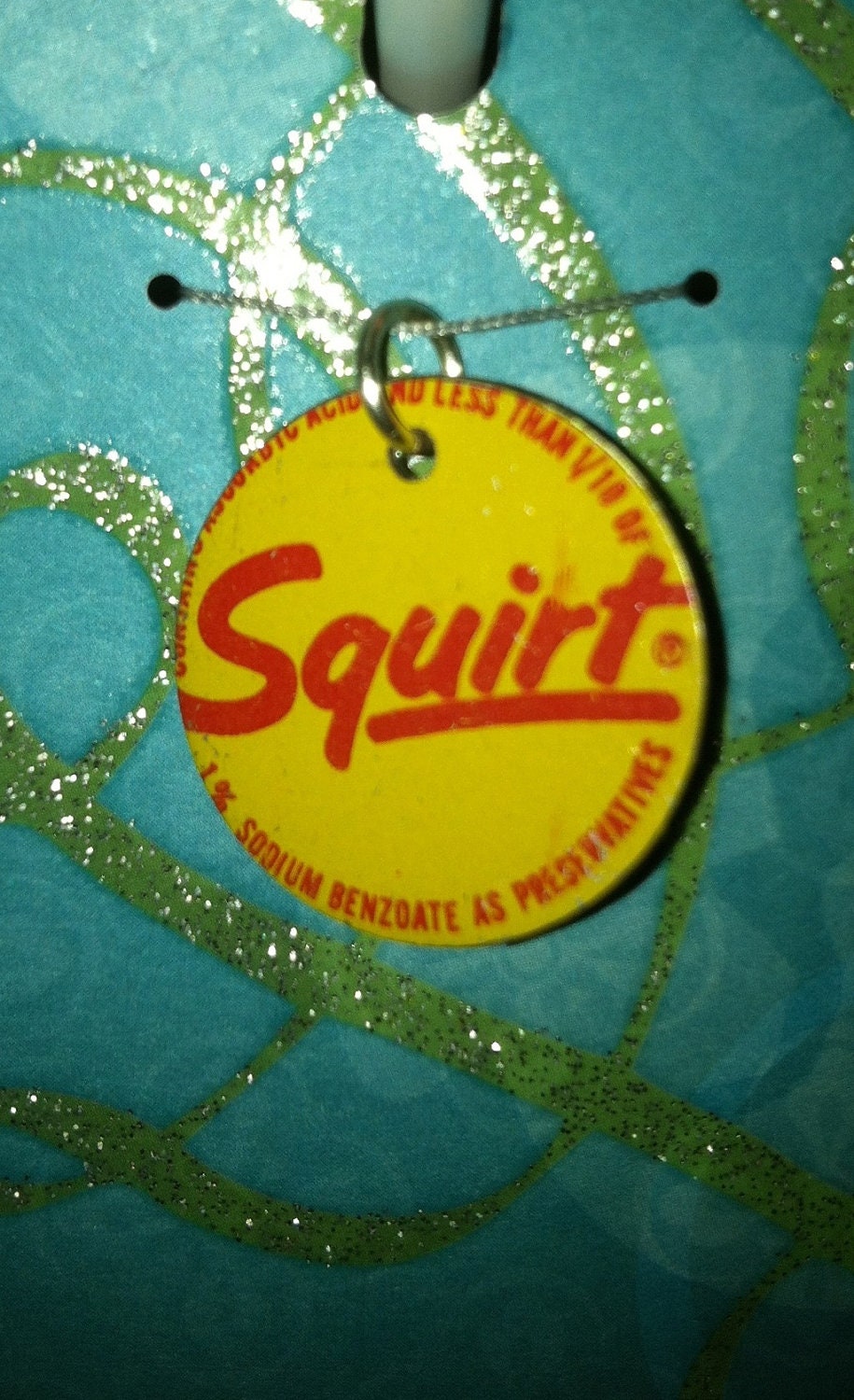 Squirt Bottle Cap Pendant