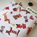 iPad Case - Kinddle Fire HD 8.9'' - Nook HD Plus- Padded Cover - Custom size for your tablet -  wood Button