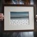print . rain storm print 5 x 7. geometric rain cloud print . rain drops . storm . cloud . rain . blue gray. home decor