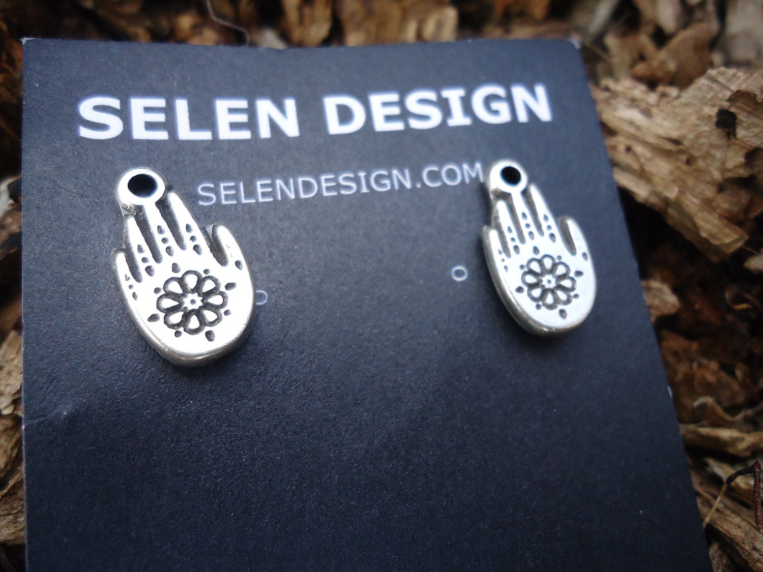 Hand of Buddha Earrings