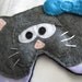 Cat face sleep mask adjustable eye mask