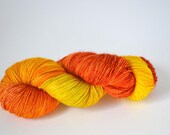 100% Superwash Merino Singles Fingering  440 yards - Daffodil