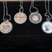 4 Girl Scout Brownie Necklaces, FINISHED or as CRAFT kit, Plain or GLITTER epoxy, brownie troop craft idea, Brownie badge idea