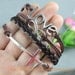 Silvery Love  Cross Bracelet Infinity Karma Bracelet Wish Bracelet  Gift -N611