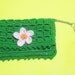 Crochet Key Ring Business Card Holder