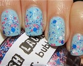 Mr. Bubble :  Custom-Blended Glitter Nail Polish / Lacquer