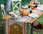 100% linen limited edition table runner by Matthew Mead