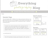 Wordpress Premade: Everything Photography