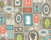 Gallery in Taupe from Cushion N Dust by Sarah Watts for Blend- Fat Quarter