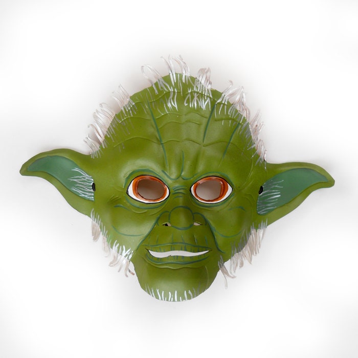 Yoda Star Wars Leather Mask - Costume Masquerade Carnival Party Christmas Gift Halloween for children and adults