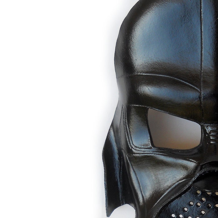 Darth Vader Star Wars Leather mask - Halloween Costume Masquerade Carnival Party Geekery Gift