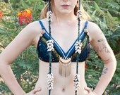 Beautiful Shell Hair Fall, Flower, Feather Headdress