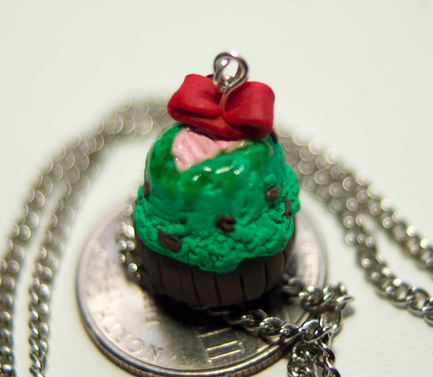Cute Green Zombie Cupcake