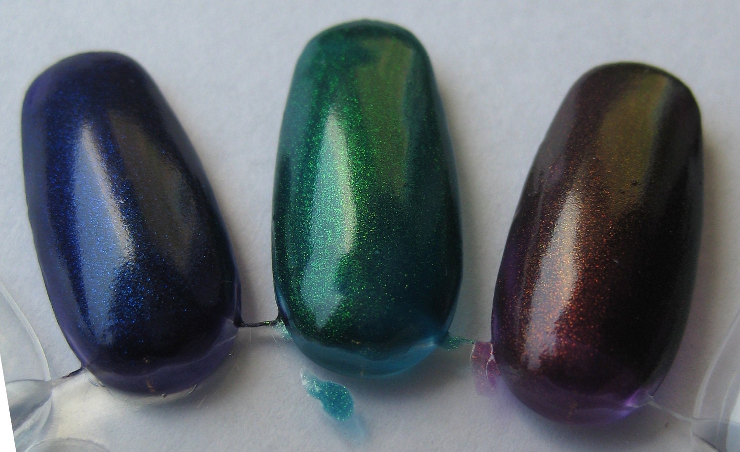Dragon Scales Phoenix Feathers Unicorn Tears Duochrome Color Shifting Mythological Nail Polish Trio Custom Nail Polish 15mL each