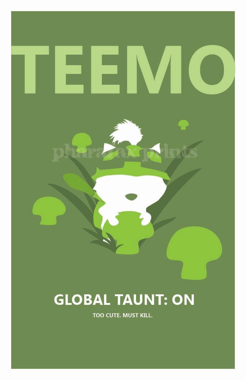 Teemo: League of Legends Print