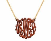 Hand Made Custom Tortoise Shell Monogram Initials Personalized H Party Jewelry  Acrylic    Necklace  Pendant   Bracelet   Earrings  Keychain