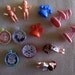 Lot of 12 Assorted Vintage Plastic Charms Tokens  Toys