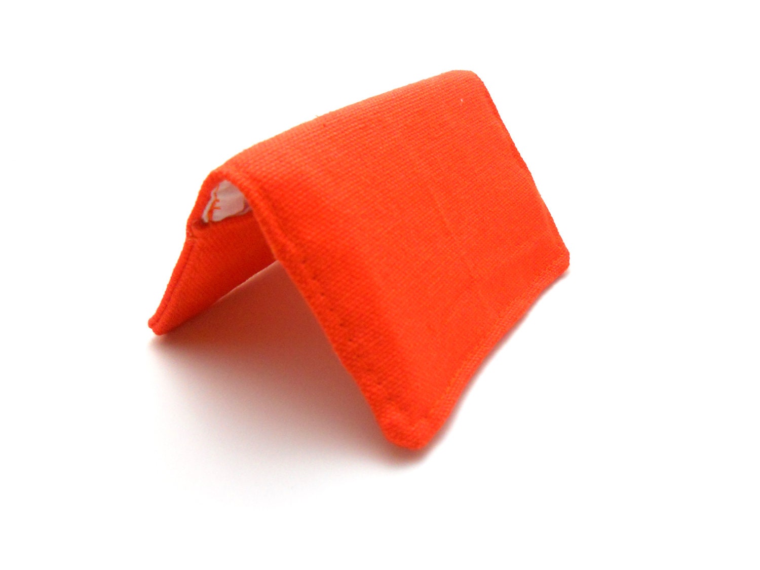 Mini Card Wallet - Orange Canvas - IN STOCK
