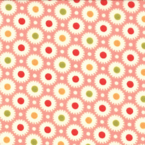 SALE - Marmalade Fabric Collection - Bonnie & Camille for Moda - Dot in Strawberry - Half Yard